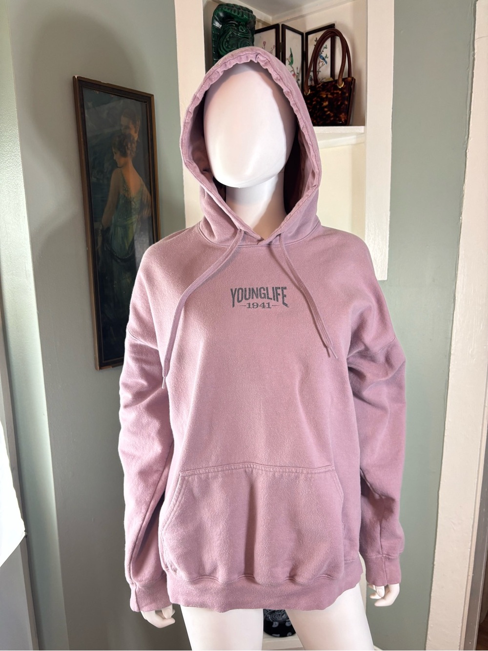 Younglife 1941 Sharp Top Cove Georgia Mauve Hoodie Sweatshirt XL